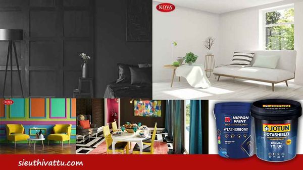 Một số lỗi khi phối màu sơn tường