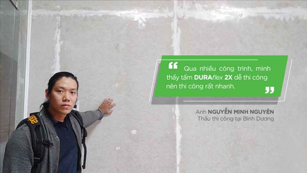 Nhận xét của khách khi sử dụng tấm cemboard Duraflex 2X