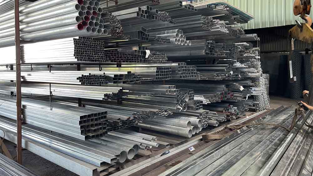 sắt hộp mạ kẽm