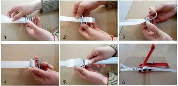 Sử dụng dây đai nhựa composite
