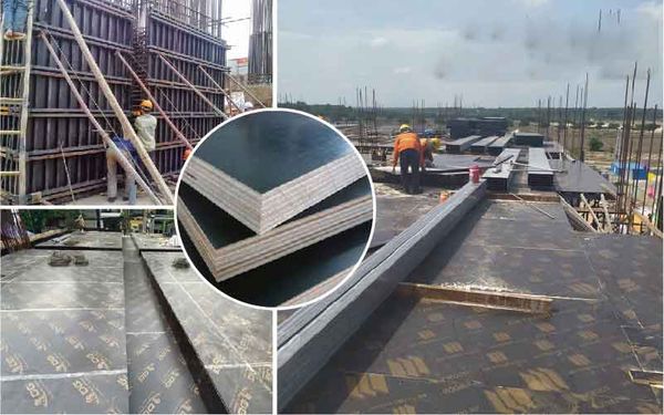 Sử dụng ván ép phủ phim