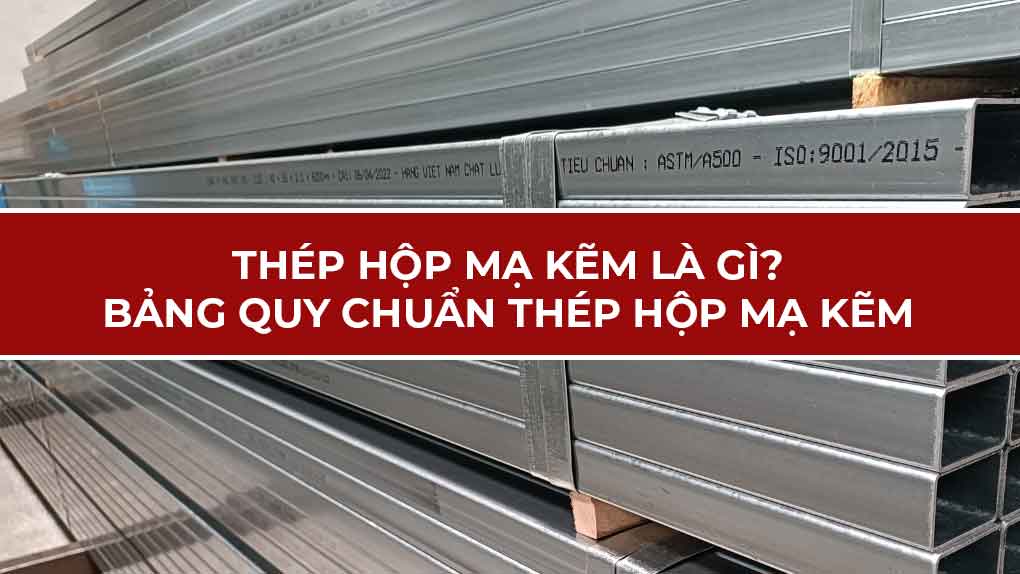Thép hộp mạ kẽm là gì