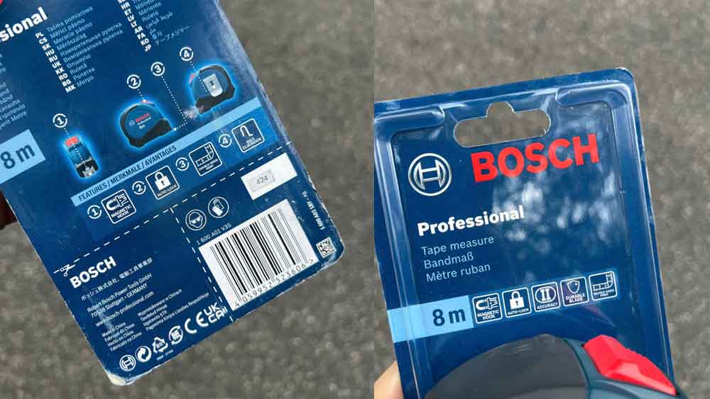 Thông số kỹ thuật thước cuộn thép bosch