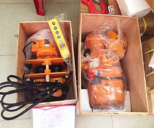 Thùng đựng palang xích điện