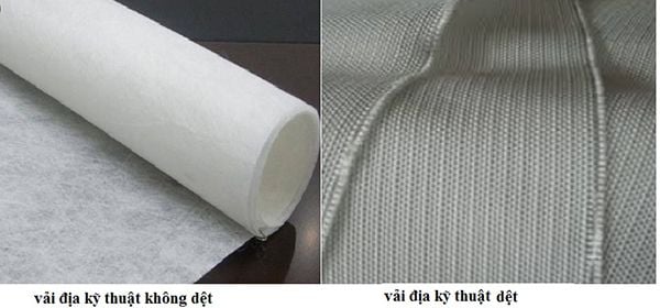 vải địa kỹ thuật dệt và không dệt