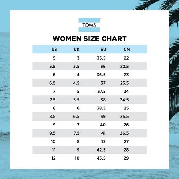 Size Guide - Bảng Quy Đổi Size Giày – Shooz.Vn