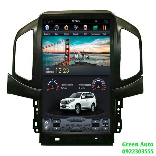 Màn hình Android Tesla cho xe Chevrolet Captiva