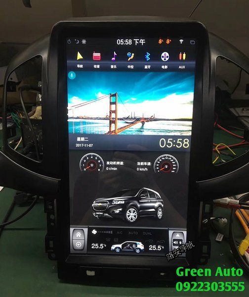 Màn hình Android Tesla cho xe Chevrolet Captiva