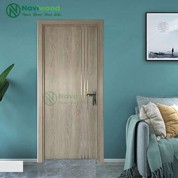 Naviwood composite wood bedroom doors sell well in Phu Quoc