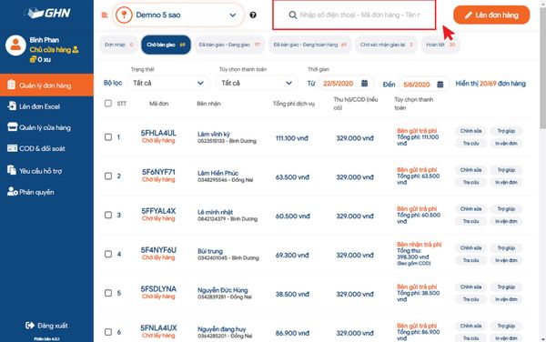 Tôi lên đơn hàng nhầm số tiền thu hộ COD, làm thế nào để thay đổi lại?
