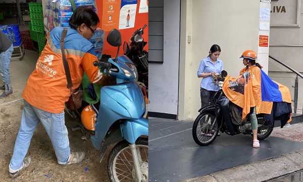 Event 11/11 trên từng cây số của anh em AhaMove