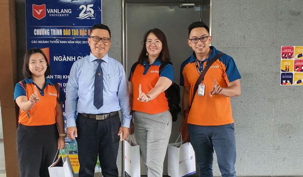 GHN-AhaMove mong muốn đồng hành cùng sinh viên ngành Logistics của Đại học Văn Lang