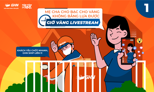 GHN - Lựa chọn giờ livestream