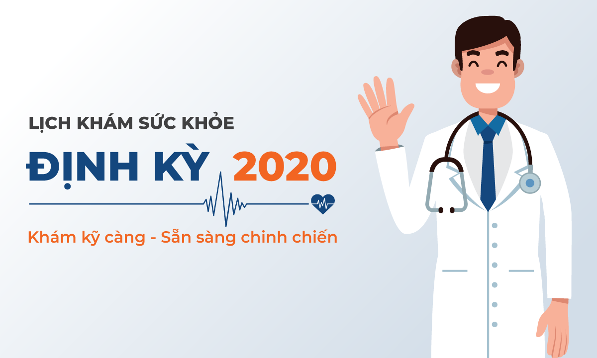 Thời gian và địa điểm khám sức khỏe định kỳ 2020