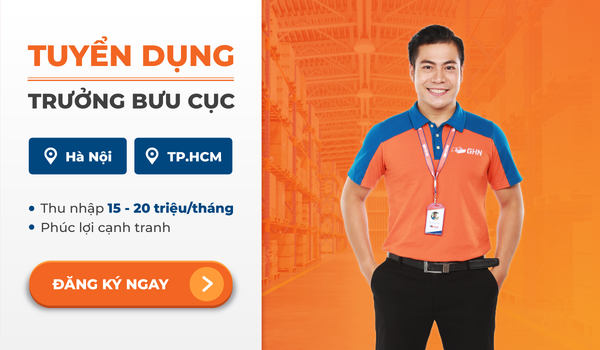 Tuyển dụng Nội bộ - Vị trí “Trưởng Bưu Cục” tại Hồ Chí Minh & Hà Nội