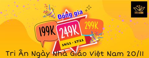 Chương trình khuyến mại: Thay Lời Tri Ân Ngày Nhà Giáo Việt Nam