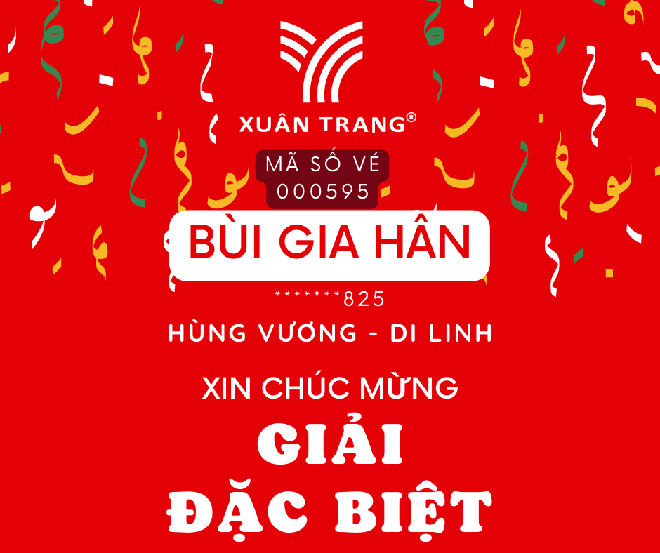 DANH SÁCH KHÁCH HÀNG TRÚNG THƯỞNG CHƯƠNG TRÌNH BỐC THĂM TRÚNG 100 TRIỆU