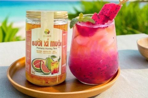 THƯỞNG THỨC TRÀ BƯỞI THANH LONG ĐỎ CÙNG 123 FARM