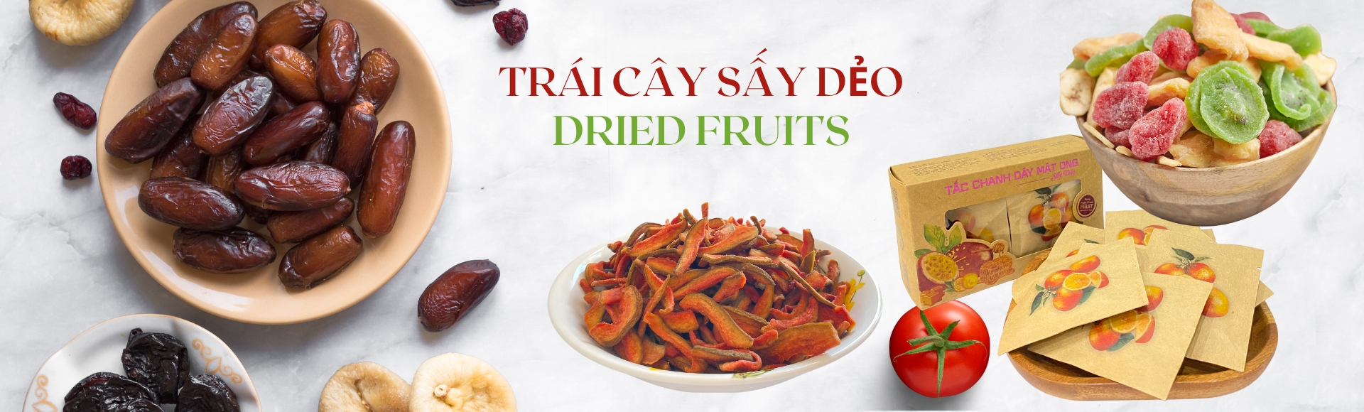 Trái cây sấy dẻo nguyên liệu
