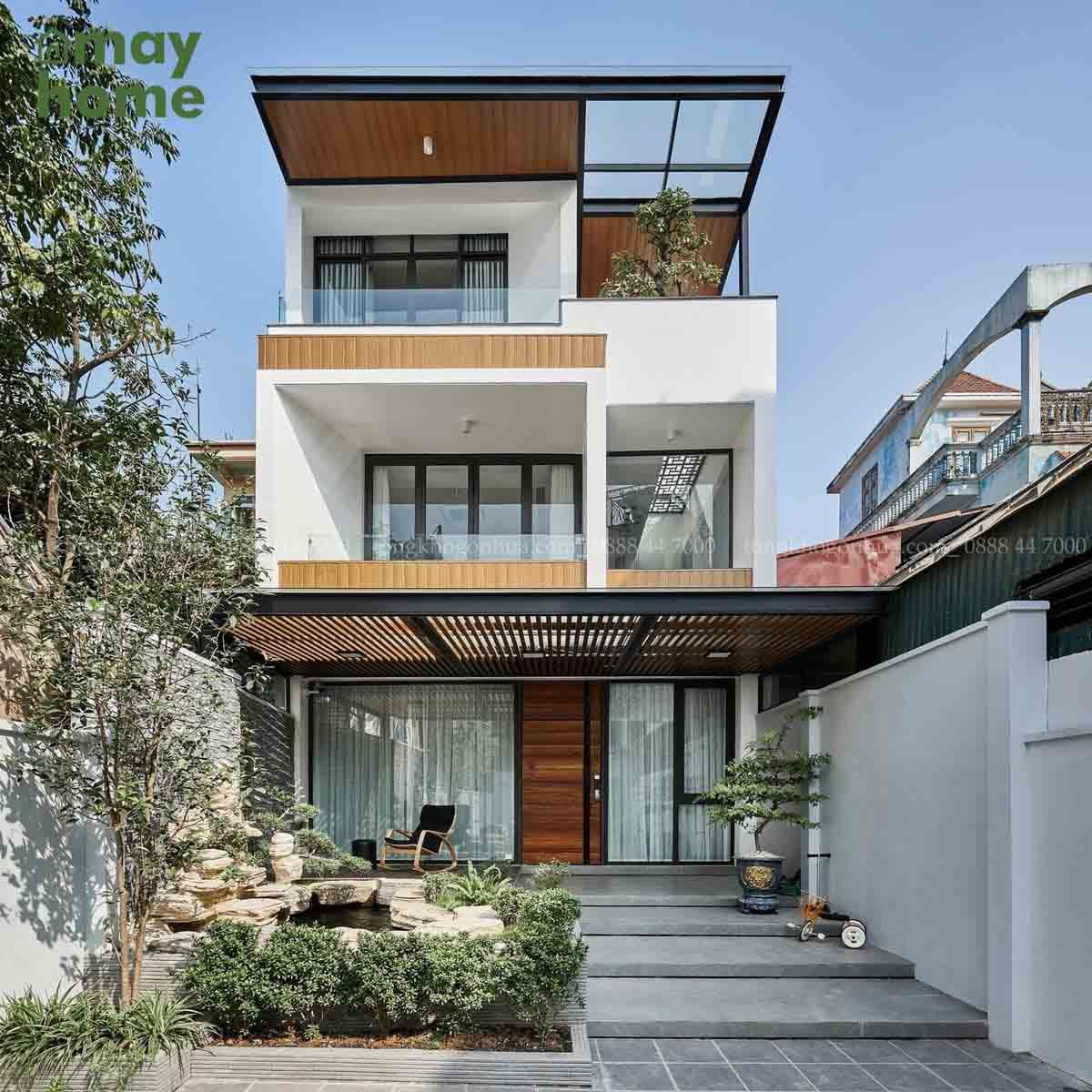 Cách chọn lam gỗ nhựa composite cho mái che sân vườn