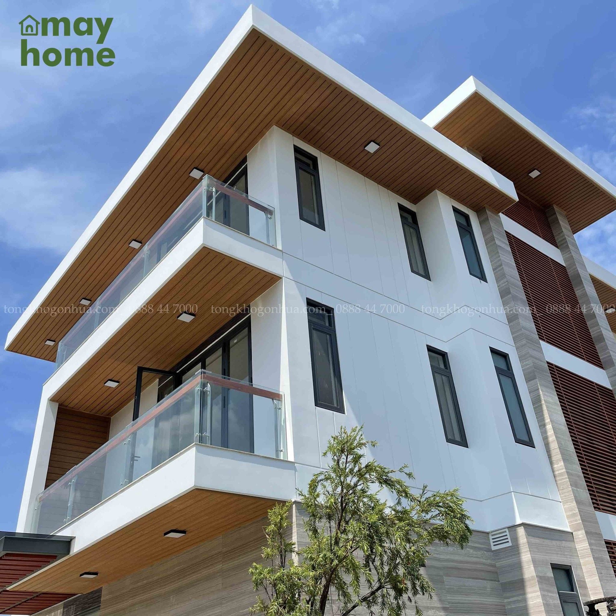 Cách chọn tấm ốp gỗ nhựa composite ốp trần ban công