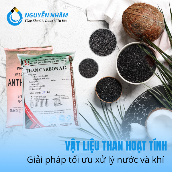 Than hoạt tính - Giải pháp tối ưu trong xử lý nước và khí