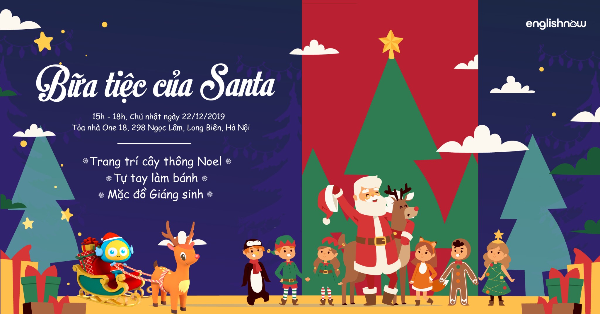 Bữa tiệc của Santa tại Englishnow