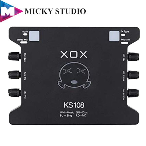 Sound card XOX KS108 chất lượng có tốt không ?