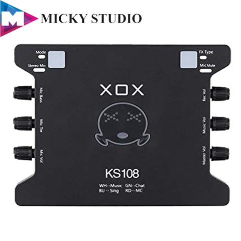 Sound card XOX KS108 chất lượng có tốt không ?