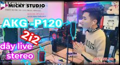 VIDEO 2I2 AKG P120