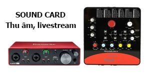 Sự khác nhau giữa Sound Card thu âm và Livestream hát karaoke