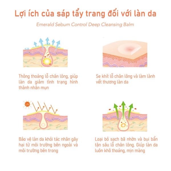 Lợi ích của sáp tẩy trang đối với làn da