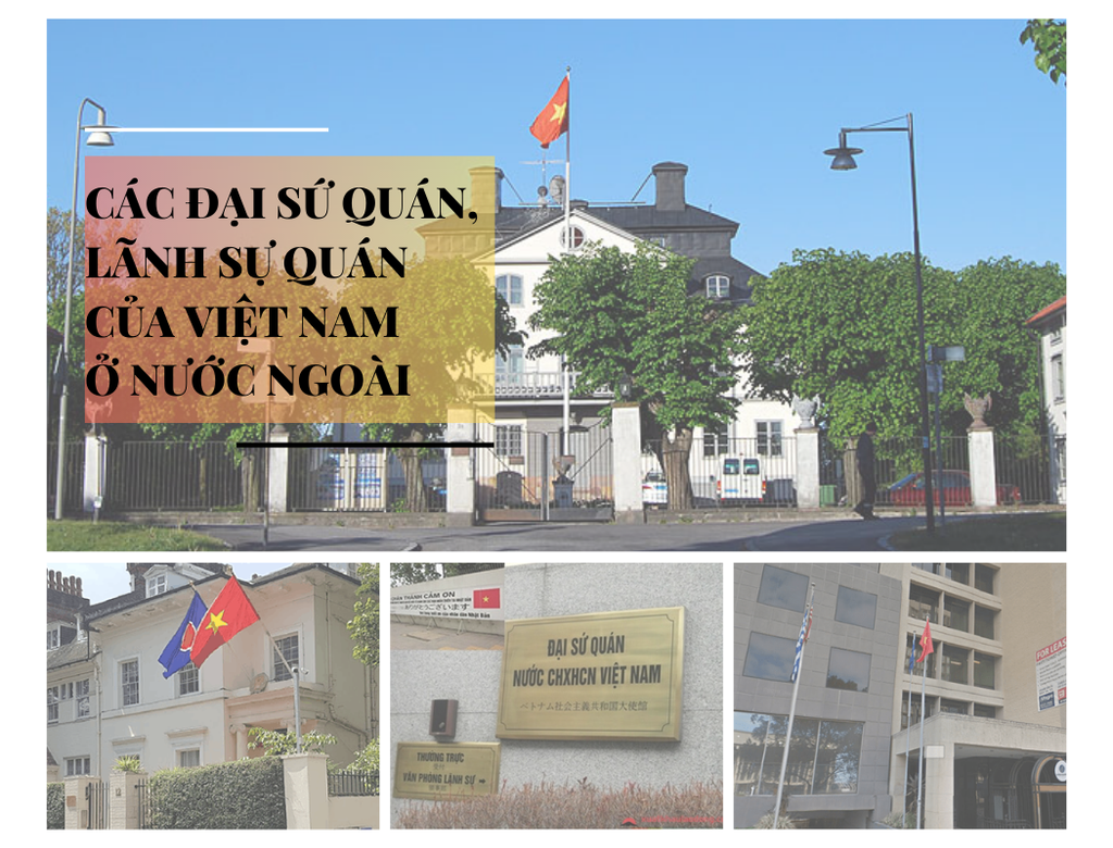 Các Đại sứ quán, Lãnh sự quán của Việt Nam ở nước ngoài (P.1)
