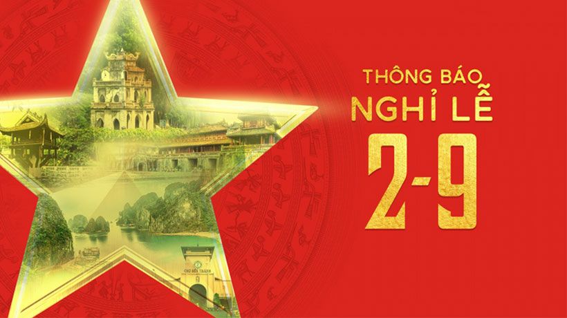 LỊCH NGHỈ LỄ QUỐC KHÁNH 2-9