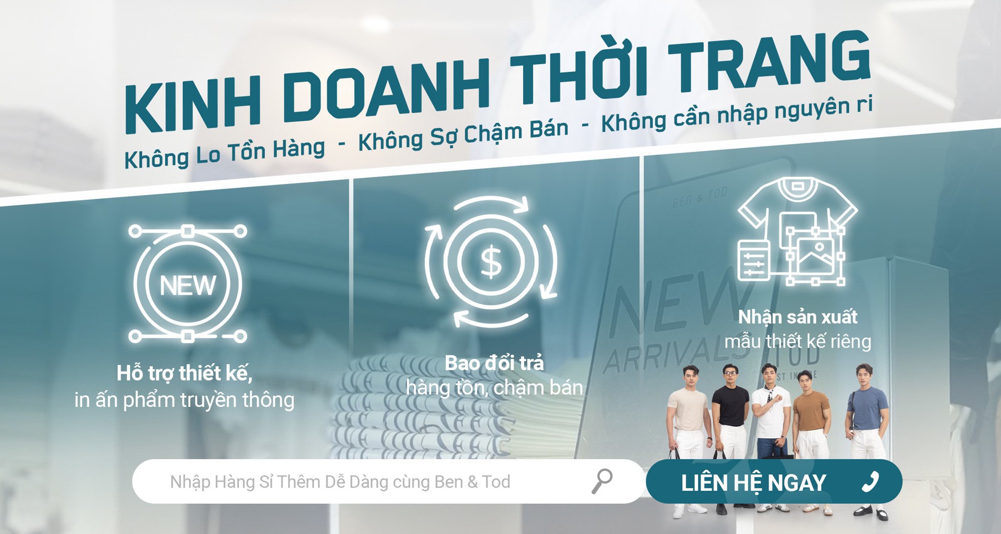 KINH DOANH THỜI TRANG – KHÔNG ÔM HÀNG, KHÔNG RỦI RO!