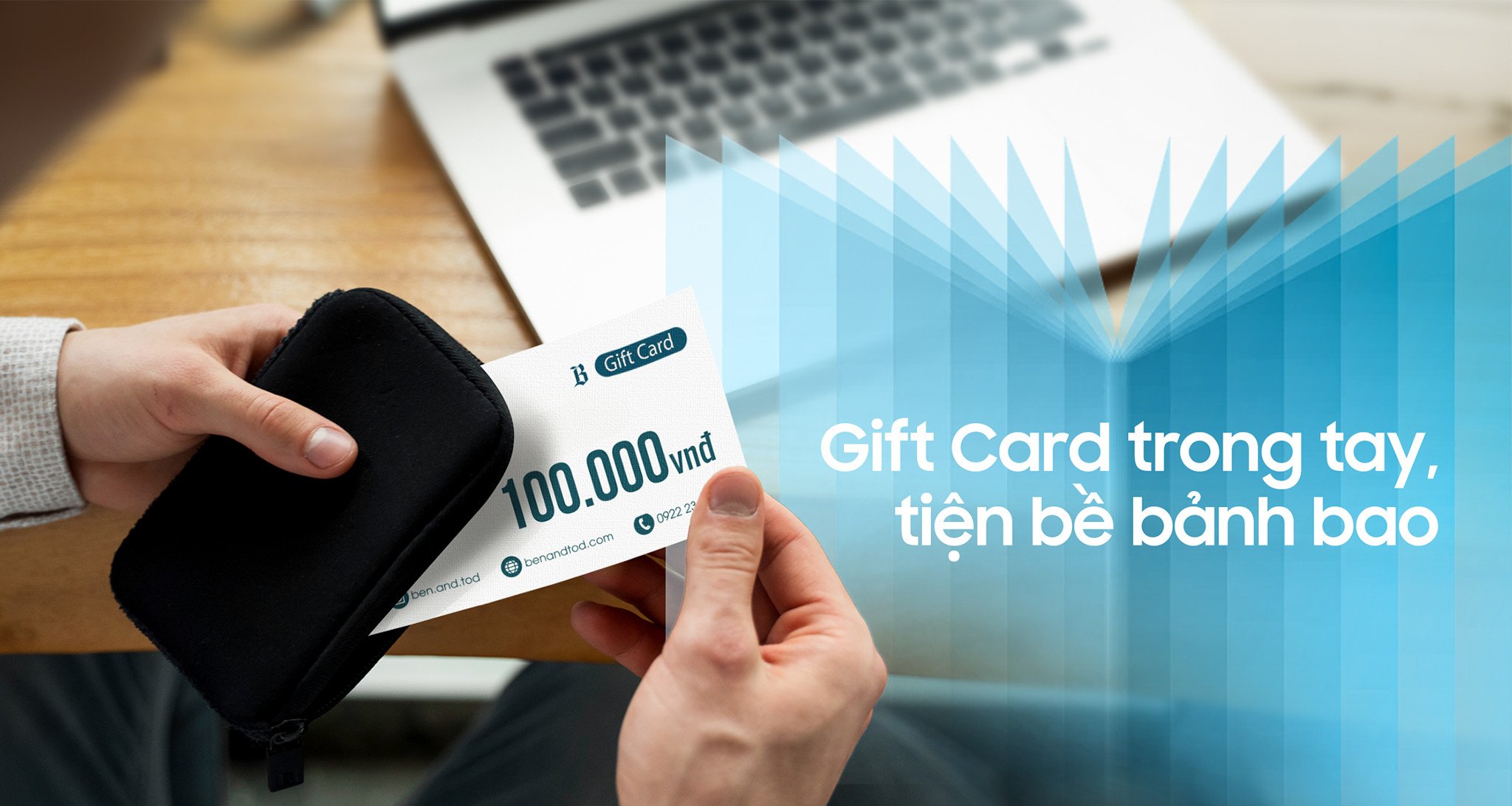 Gift Card trong tay, tiện bề bảnh bao