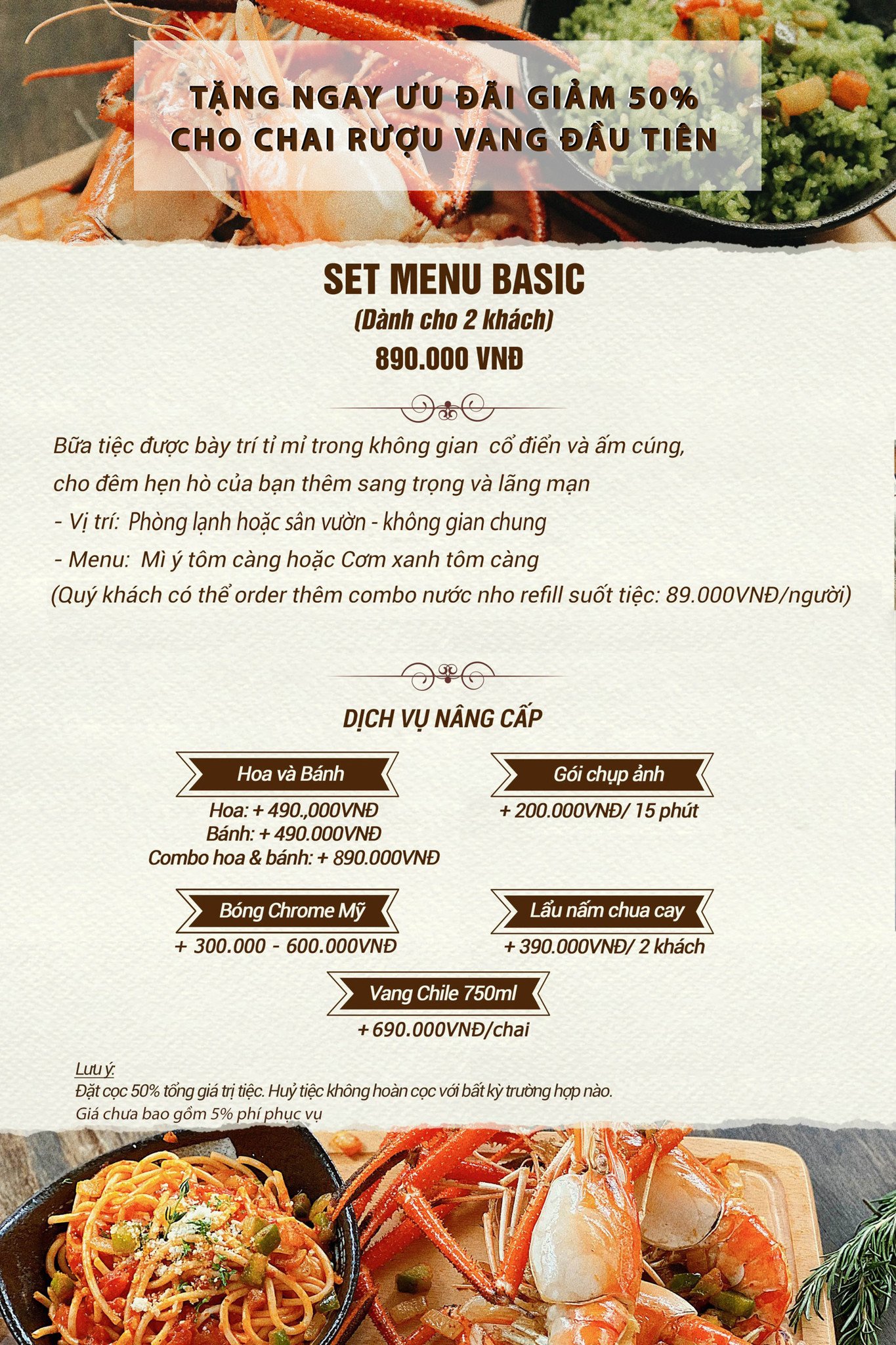 BÁO GIÁ TIỆC COUPLE