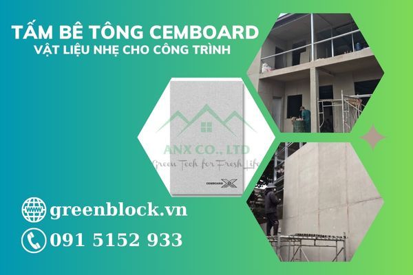 Tầm quan trọng của tính năng nhẹ nhàng của tấm cemboard