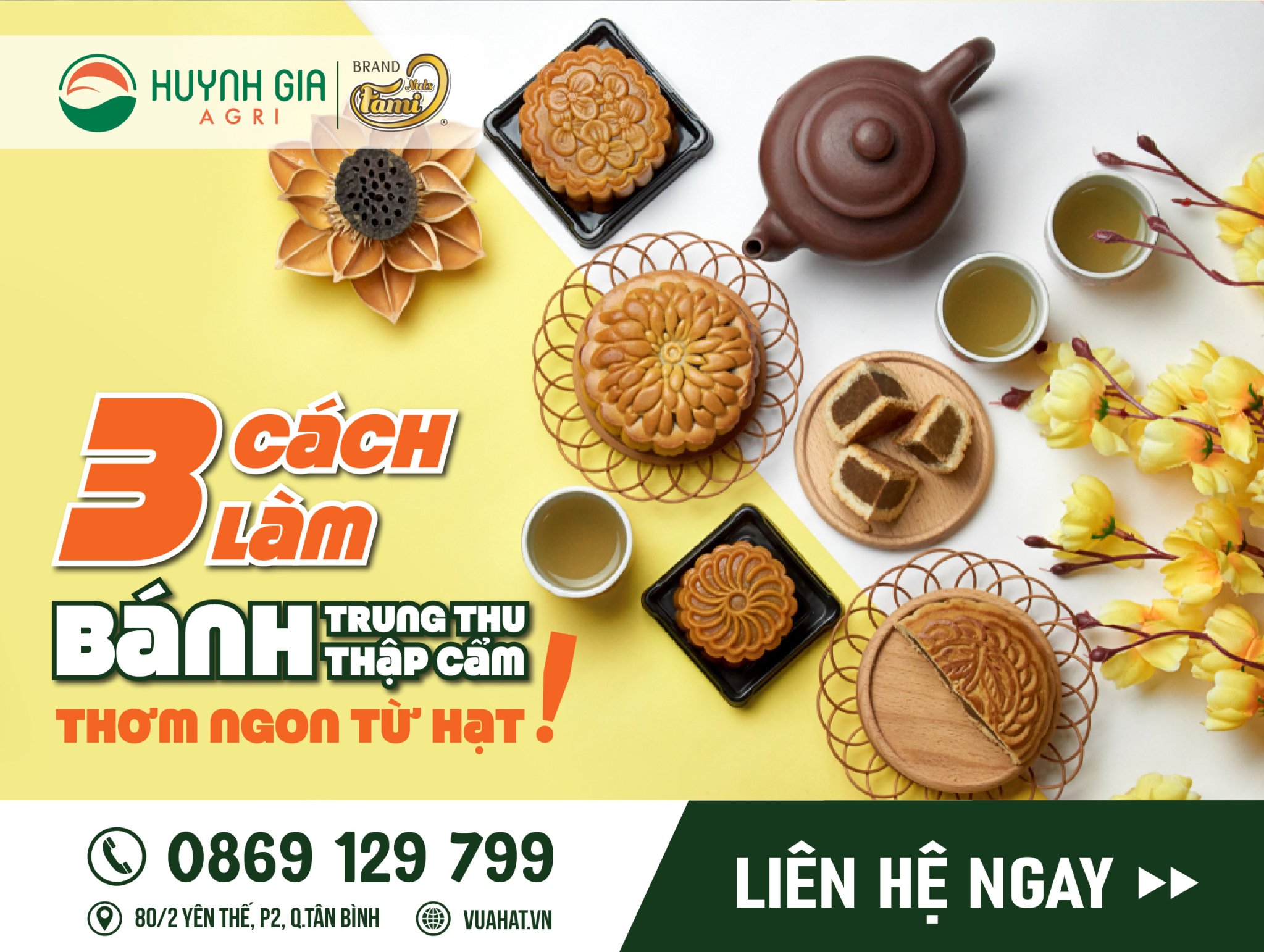 3 CÁCH LÀM BÁNH TRUNG THU THẬP CẨM THƠM NGON TỪ HẠT