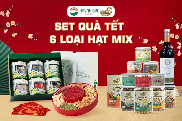 KHÁM PHÁ SET QUÀ TẾT 6 LOẠI HẠT MIX CỦA NHÀ FAMINUTS