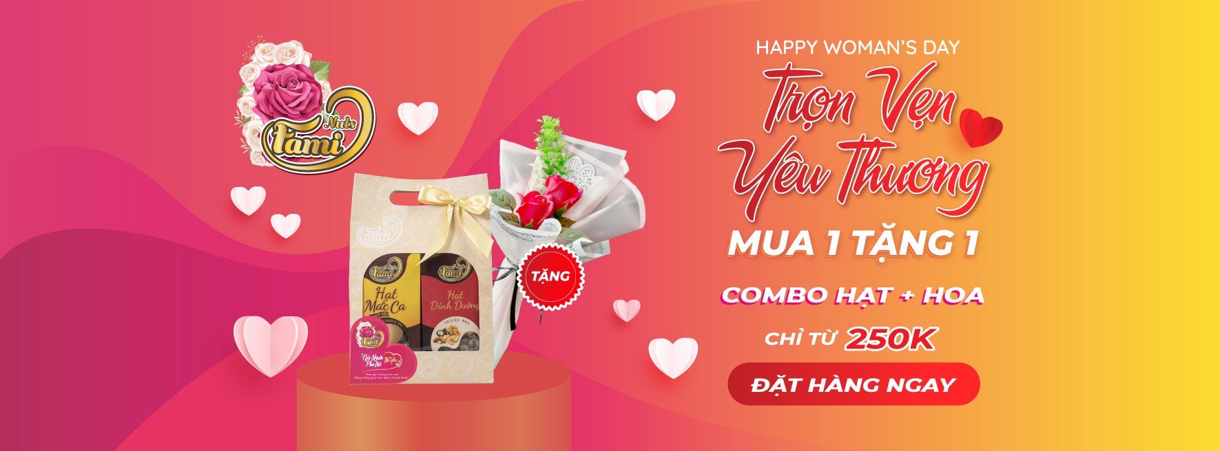 SET QUÀ HẠT DINH DƯỠNG - TRỌN VẸN YÊU THƯƠNG 8/3