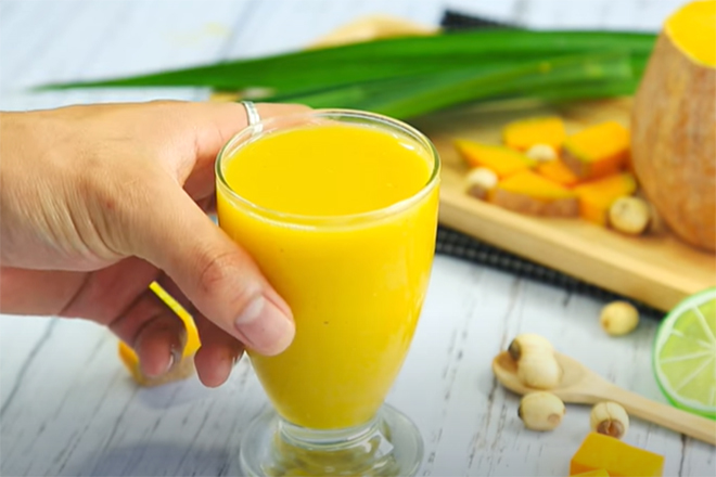 KHÁM PHÁ CÔNG DỤNG CỦA SỮA BÍ ĐỎ HẠT SEN