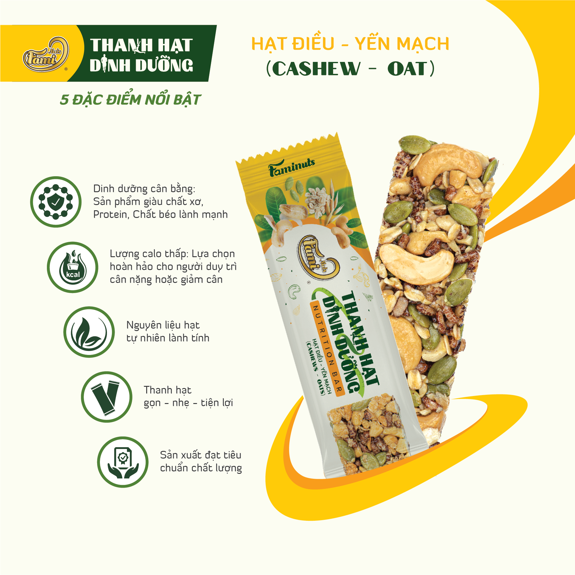 Sử Dụng Thanh Hạt Dinh Dưỡng Faminuts Cho Bữa Sáng Tiện Lợi