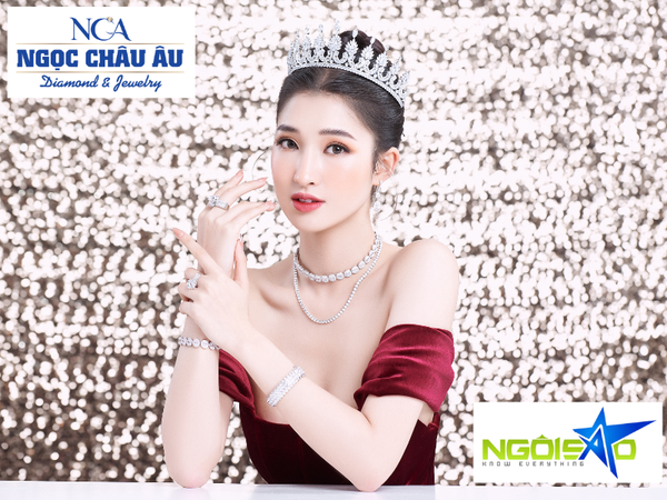 Á hậu Phương Nhi - Miss World Việt Nam 2022 đại sứ thương hiệu tài trợ vương miện Ngọc Châu Âu