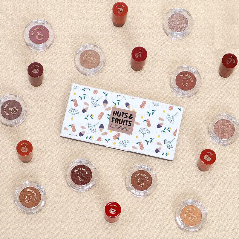 Cuộc đổ bộ đầy sắc màu mùa thu của Etude House Nuts & Fruits Collection : Lips and Shadow