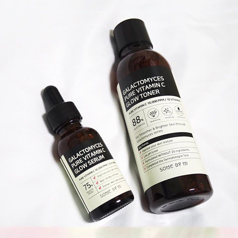 [REVIEW] Bộ đôi dưỡng trắng Galactomyces Pure Vitamin C Glow có 