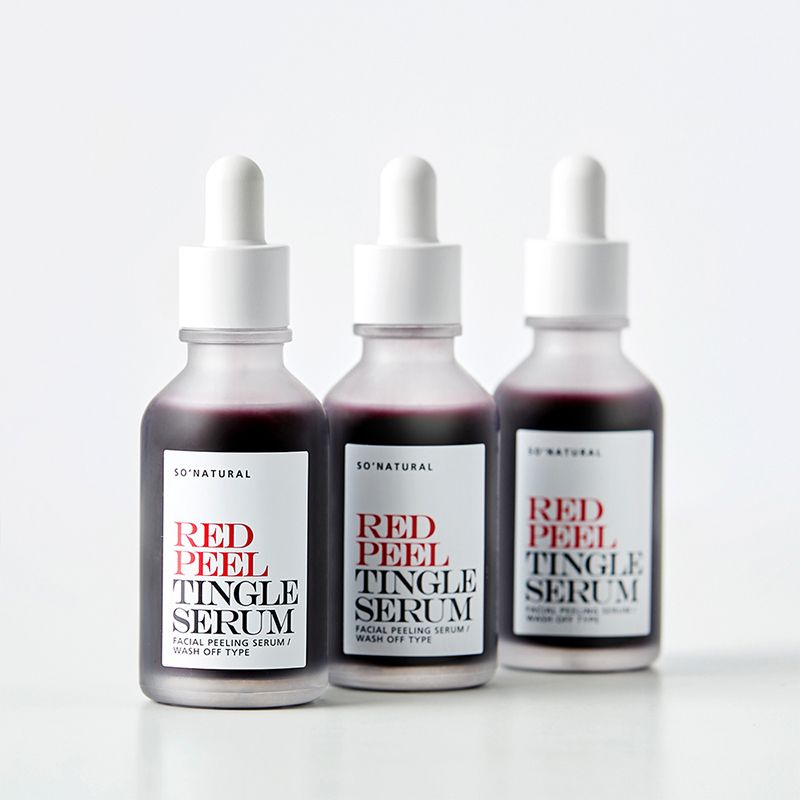 Thông Báo Về Việc Thay Đổi Bao Bì Sản Phẩm Red Peel Tingle Serum Của Hãng So’Natural