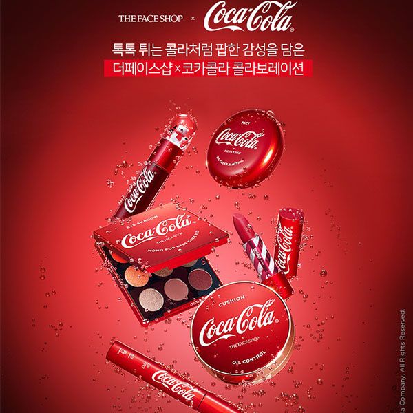 Nóng Bỏng Mắt Với Bộ Sưu Tập Đỏ Rực The Face Shop x Coca Cola Tại Bici Cosmetics