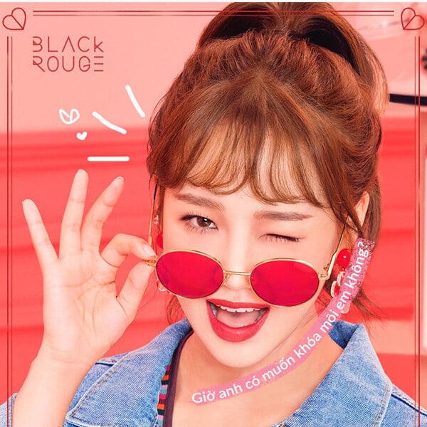 Black Rouge Color Lock Heart Tint - Bảo Bối Đớp Thính Mọi Nơi Trong Mùa Lễ Hội!