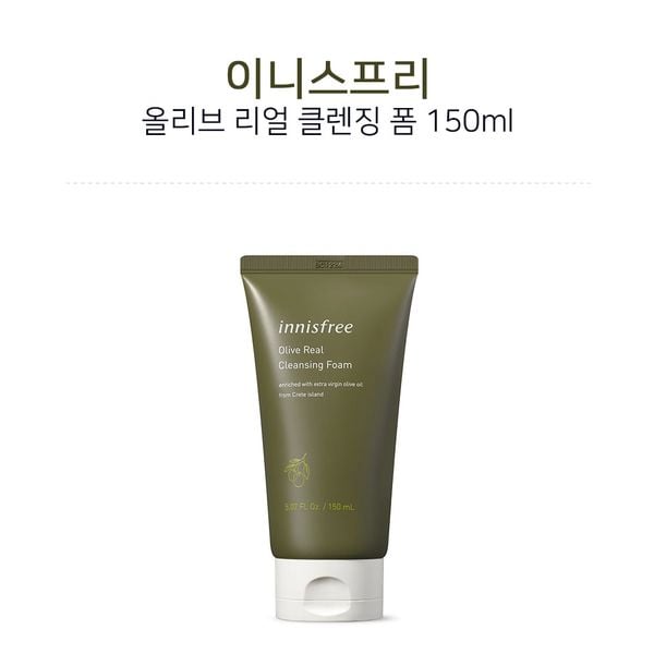 innisfree olive real cleansing foam6 min 72398f0e8a8247bf8be16fb39b973461 grande